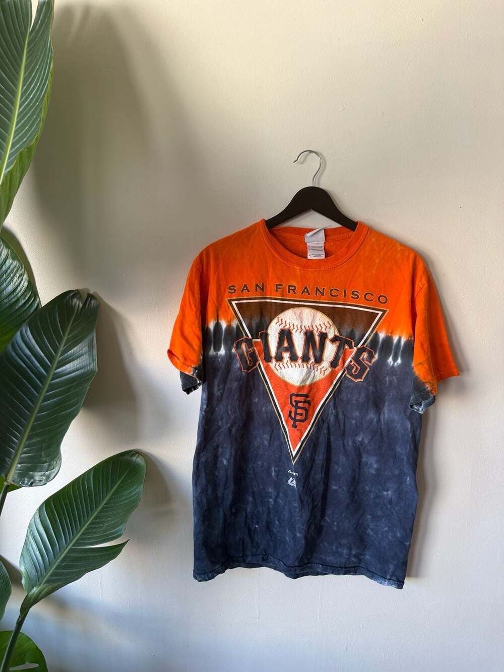 Majestic San Francisco Giants Tie-Dye Baseball Graphic T-Shirt